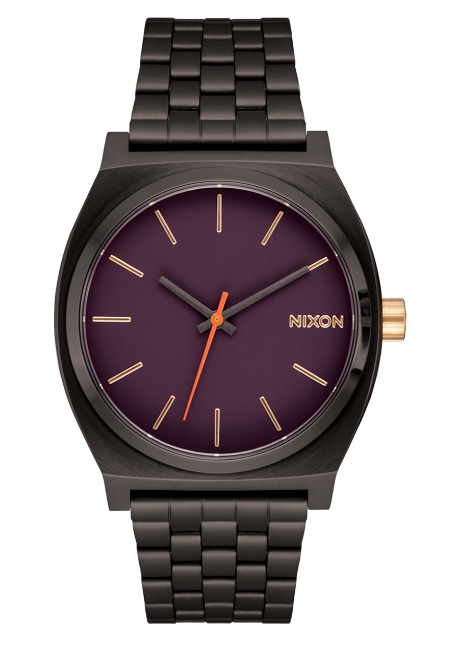 Nixon men's time teller watch hot sale