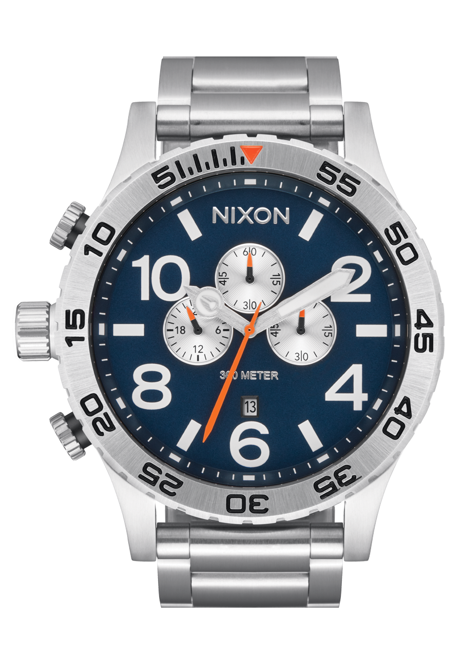 Nixon sentry chrono silver hot sale