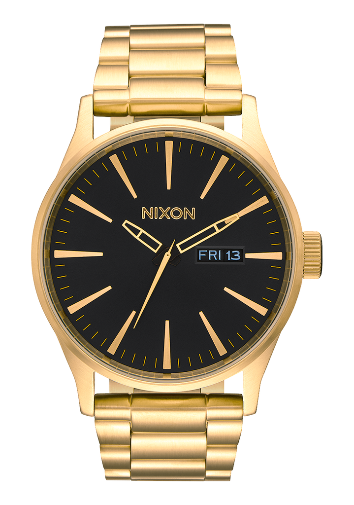 Sentry Stainless Steel Watch | All Gold / Black - Nixon UK