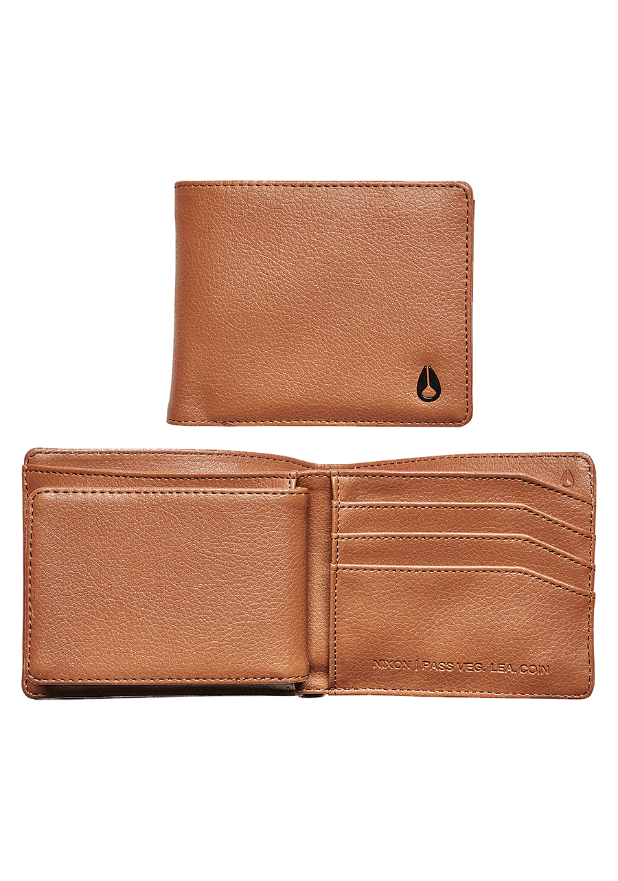 Pass Vegan Leather Coin Wallet | Saddle – Nixon EU