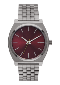 
Nixon Time Teller Gunmetal Deep Burgundy Watch - Analog - Time Teller Gunmetal Deep Burgundy - View 1