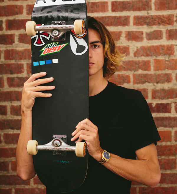 Time Teller - All Rose Gold / Black Sunray