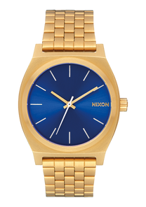 
Nixon Time Teller Watch - Analog - All Gold / Blue Sunray - View 1