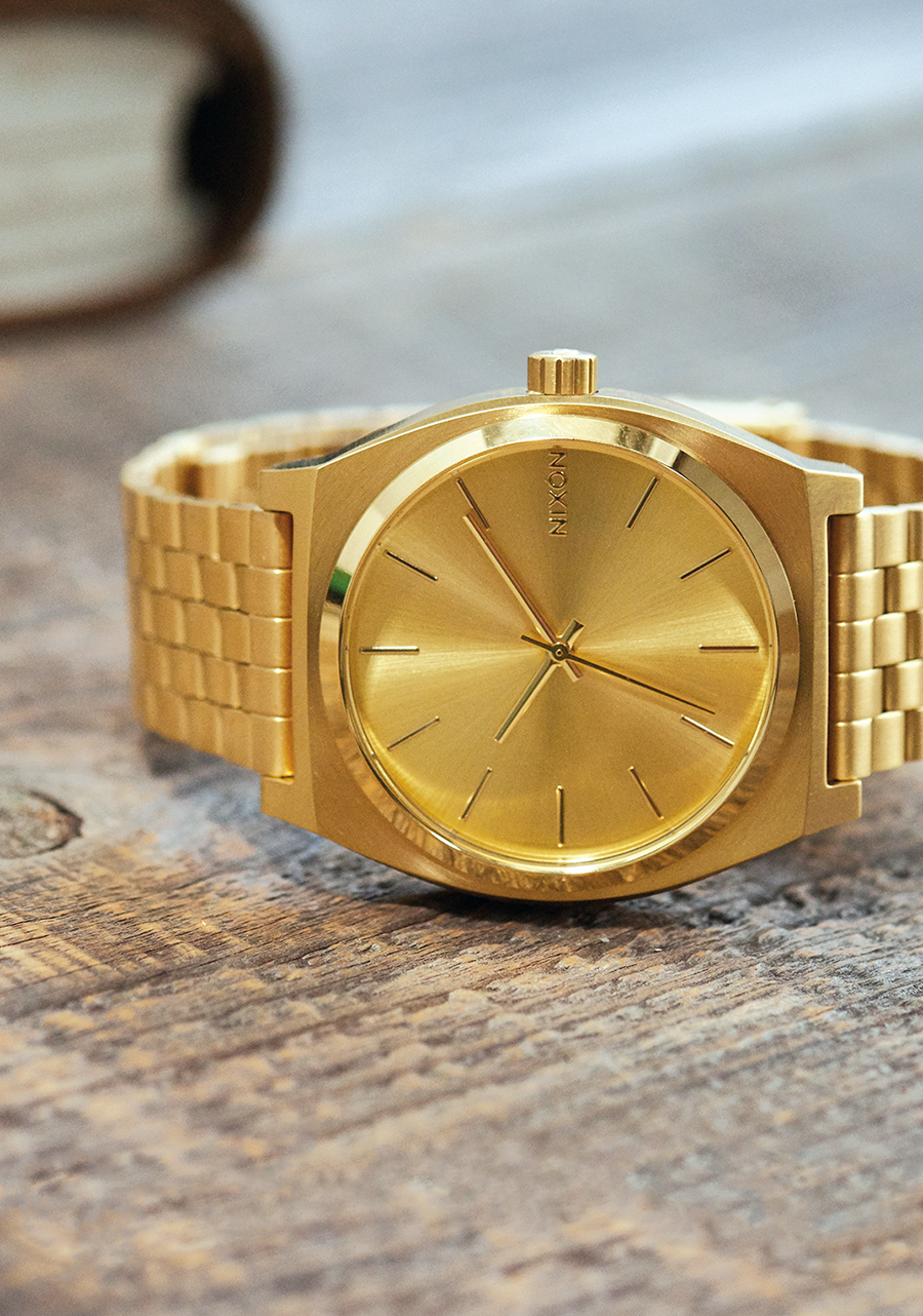 Time Teller Watch All Gold Gold Unisex Stainless Steel