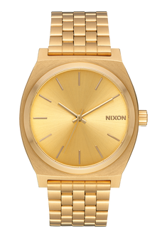 Time Teller Watch All Gold Gold Unisex Stainless Steel Analog Nixon UK