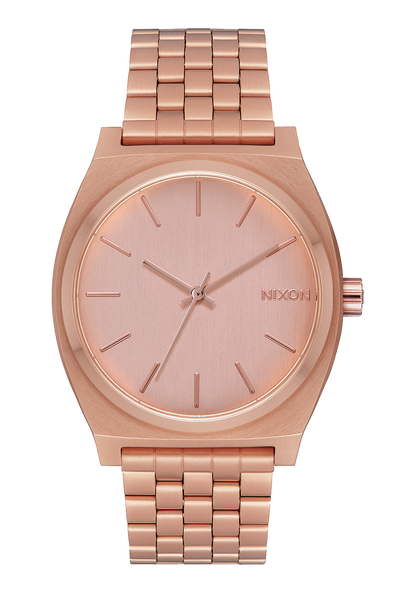 Time Teller Watch All Rose Gold Unisex Stainless Steel Analog Nixon UK