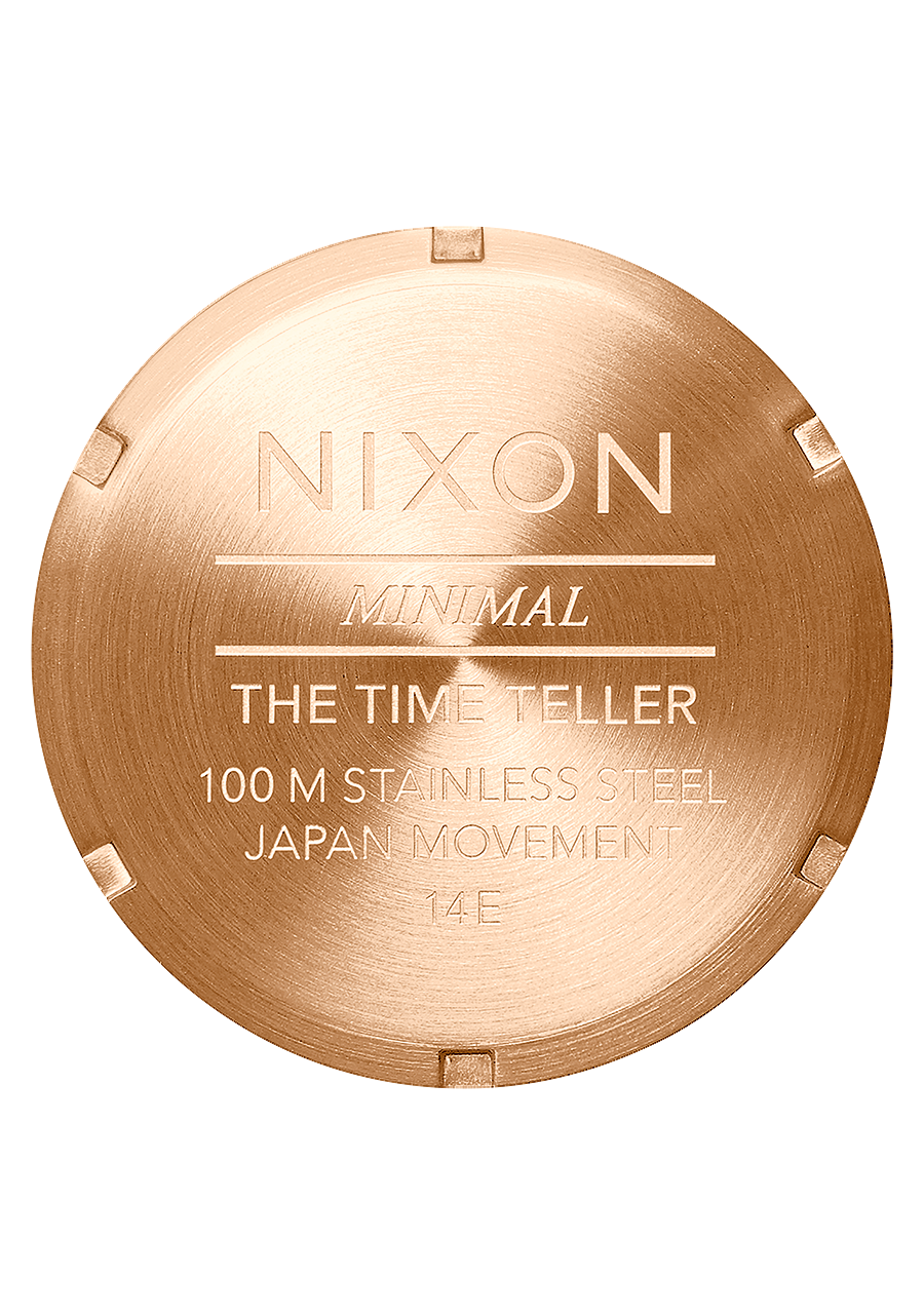 Nixon minimal the time teller 100m stainless steel online