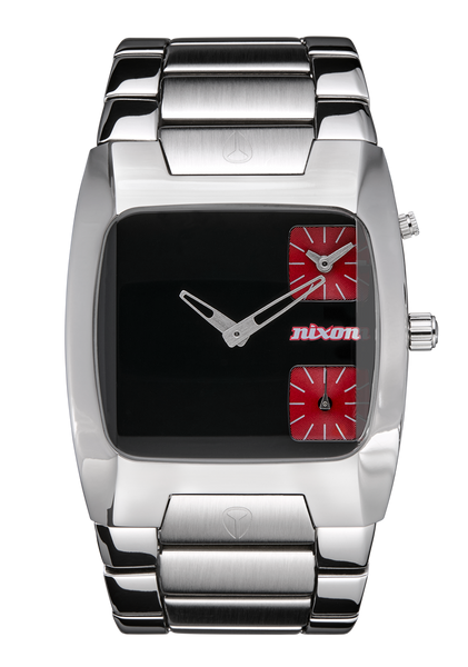 ニクソン　NIXON GMT Drifter 40 Watch | Gunmetal / Kobu Green | Swiss Movement