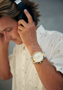 51-30 Chrono - Silver / Gold View 6