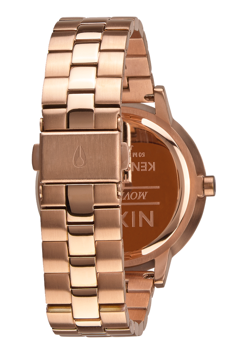 Kensington Watch Rose Gold White Women s Stainless Steel Nixon UK