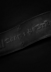 
Nixon Sentry Leather Watch - Analog - Black / Red / Seek & Destroy - View 10
