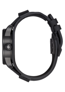 
Nixon Sentry Leather Watch - Analog - Black / Red / Seek & Destroy - View 2