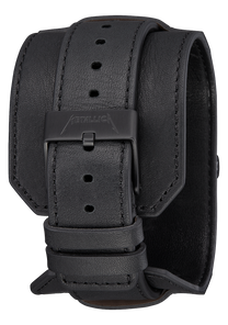 
Nixon Sentry Leather Watch - Analog - Black / Red / Seek & Destroy - View 3