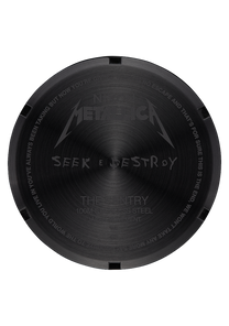 
Nixon Sentry Leather Watch - Analog - Black / Red / Seek & Destroy - View 4