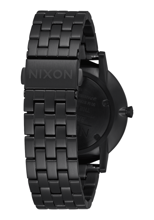 Nixon black metal watch best sale