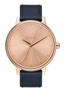 
Nixon Kensington Leather Watch - Analog - Rose Gold / Navy - View 1