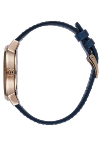 
Nixon Kensington Leather Watch - Analog - Rose Gold / Navy - View 2