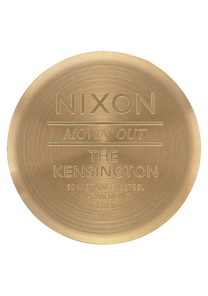 
Nixon Kensington Leather Watch - Analog - Gold / White / Teal - View 4