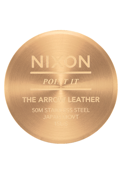 Arrow Leather - Gold / White / Saddle View 4