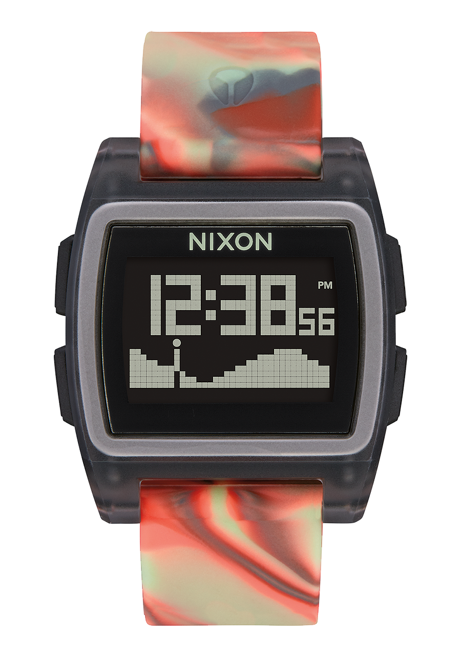 
Nixon Base Tide Watch - Digital - Orange Jellyfish - View 1
