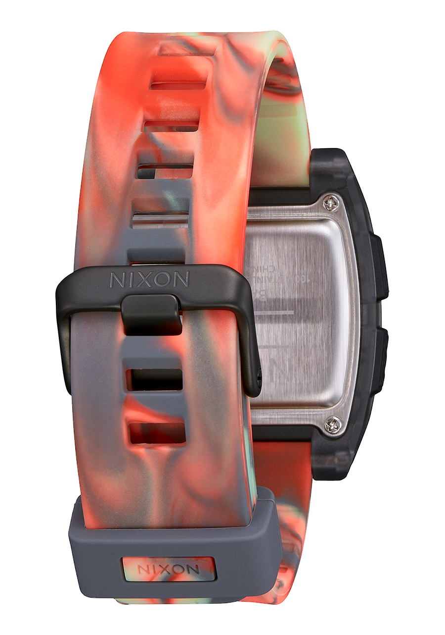
Nixon Base Tide Watch - Digital - Orange Jellyfish - View 3