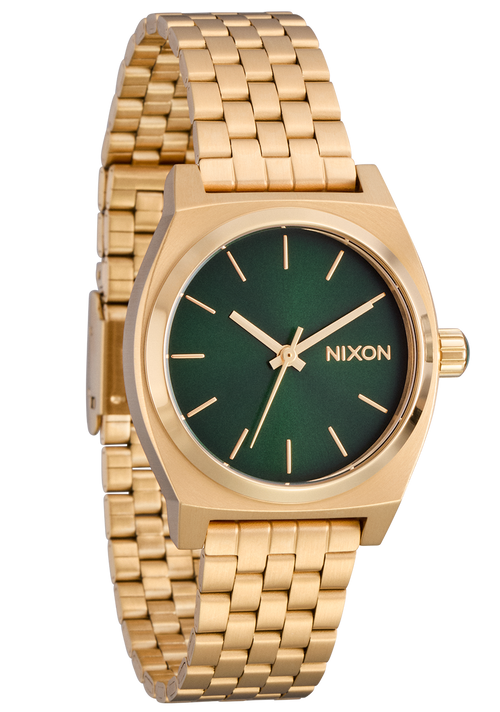 
Nixon Medium Time Teller Watch - Analog - Gold / Green Sunray - View 2