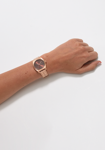 
Nixon Medium Time Teller Watch - Analog - All Rose Gold / Brown - View 5