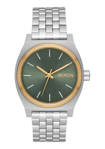 
Nixon Medium Time Teller Watch - Analog - Silver / Gold / Agave - View 1