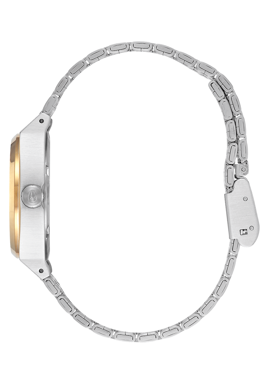 
Nixon Medium Time Teller Watch - Analog - Silver / Gold / Agave - View 2