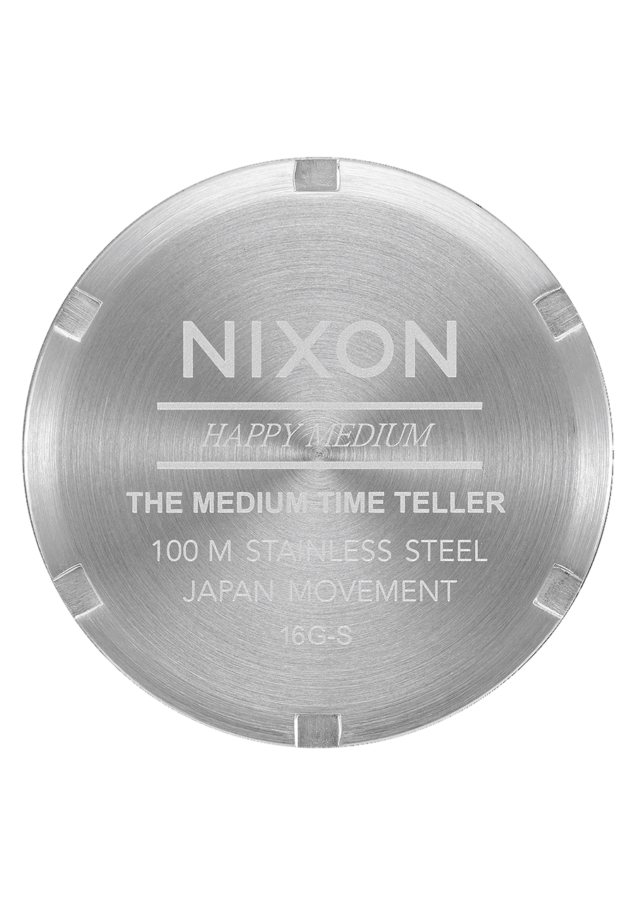 
Nixon Medium Time Teller Watch - Analog - Silver / Gold / Agave - View 4