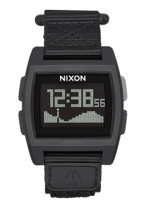 
Nixon Base Tide Nylon Watch - Digital - All Black - View 1