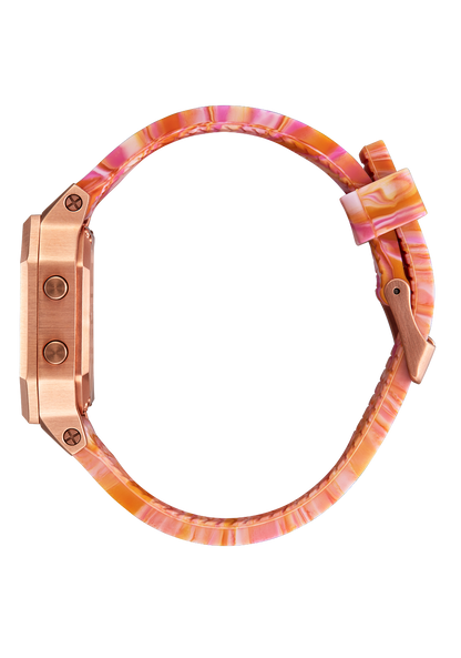 Siren Stainless Steel - Rose Gold / Pink Marble View 2