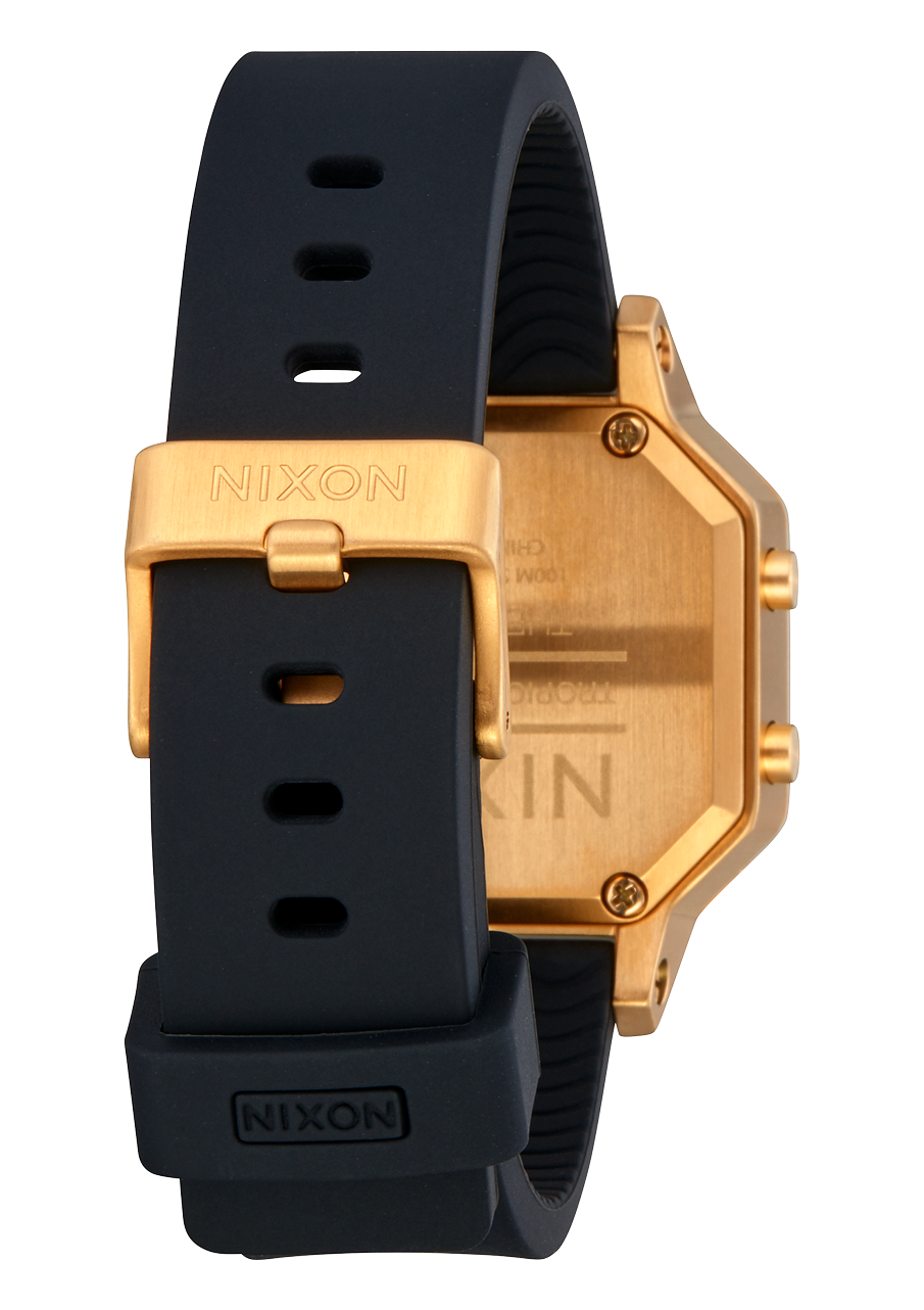 Siren Stainless Steel Watch | Gold / Black | Digital – Nixon EU Siren Stainless Steel Watch | Gold / Black | Digital – Nixon EU