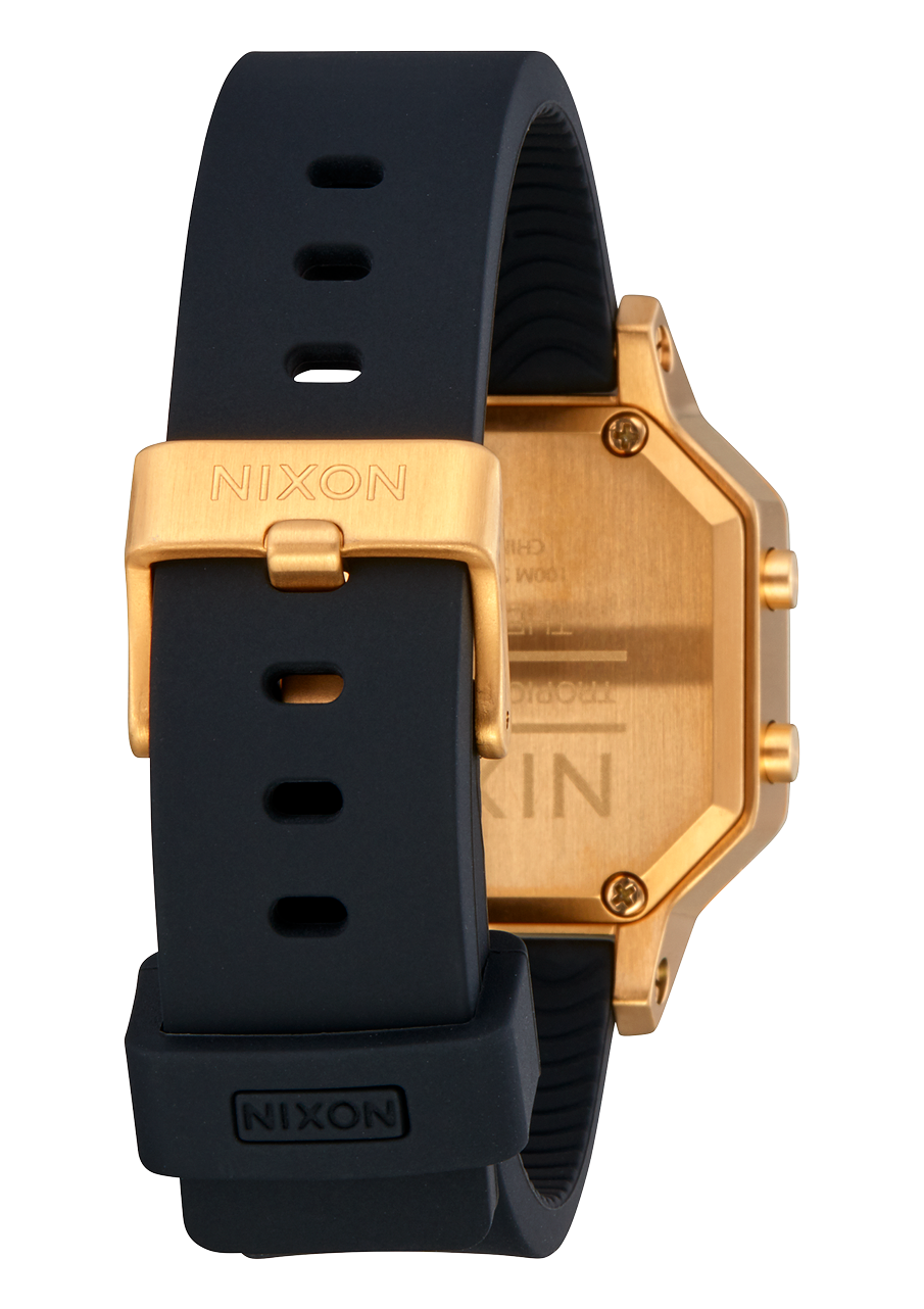 Siren Stainless Steel Watch | Gold / Black | Digital – Nixon UK
