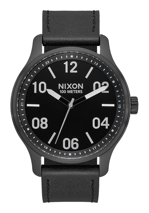 Nixon driver all black watch best sale