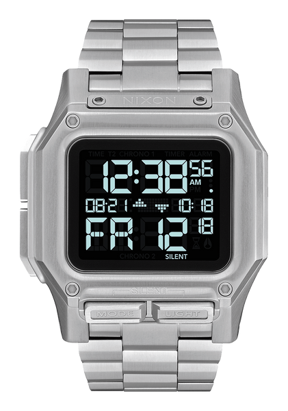 Regulus Stainless Steel Watch | Black | Digital – Nixon EU