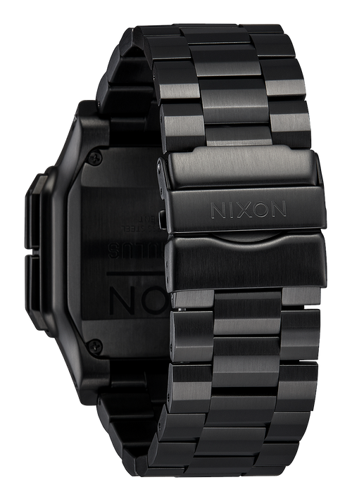 Regulus Stainless Steel Watch All Black Digital Nixon UK