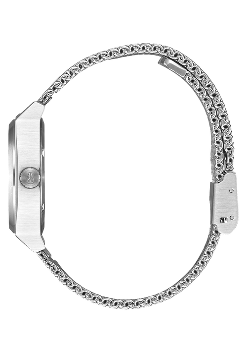 Medium Time Teller Milanese - All Silver