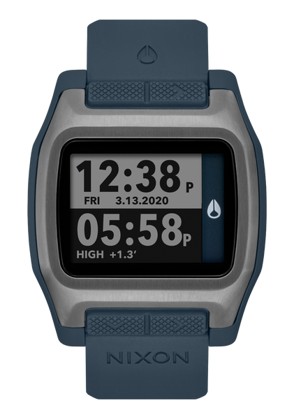 High Tide Watch Dark Slate Digital Nixon UK