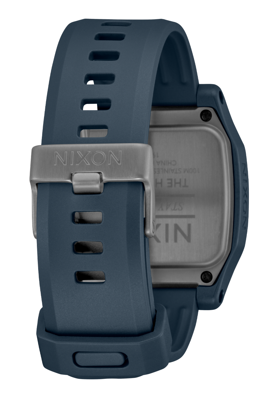 High Tide Watch Dark Slate Digital Nixon UK