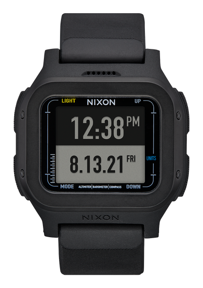 Plain black digital watch hot sale