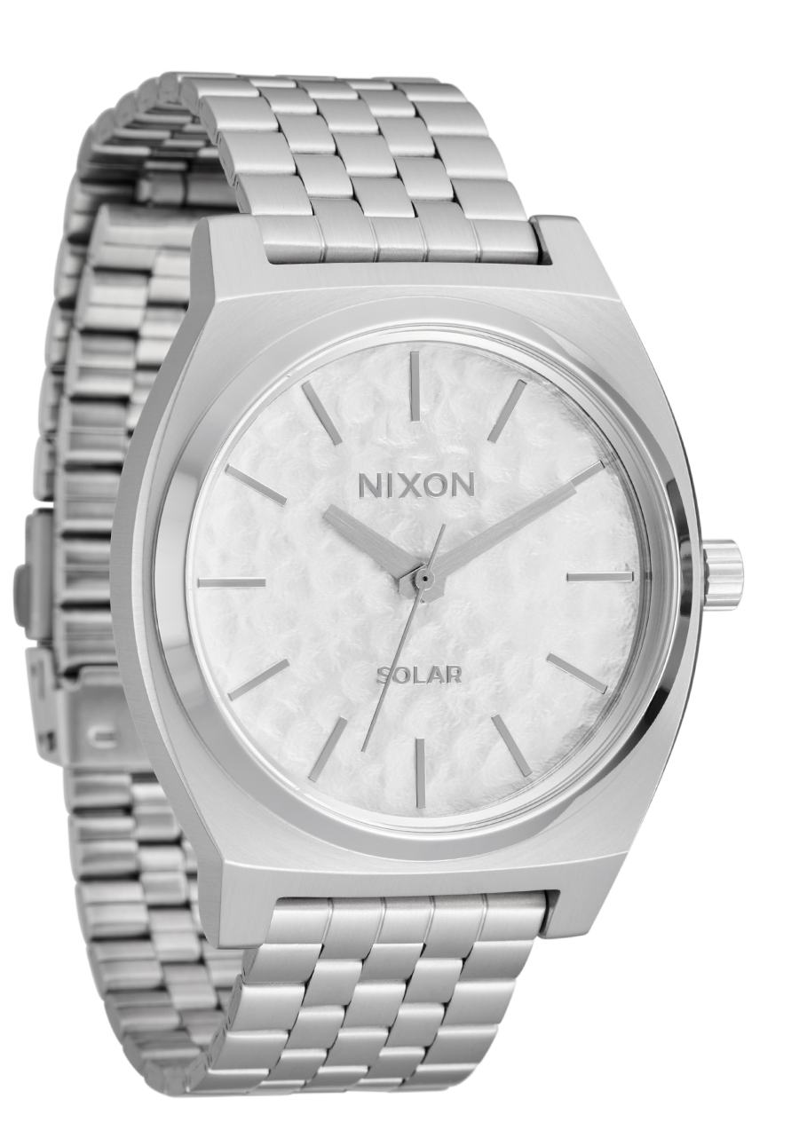 Time Teller Solar - Silver / Snow View 2