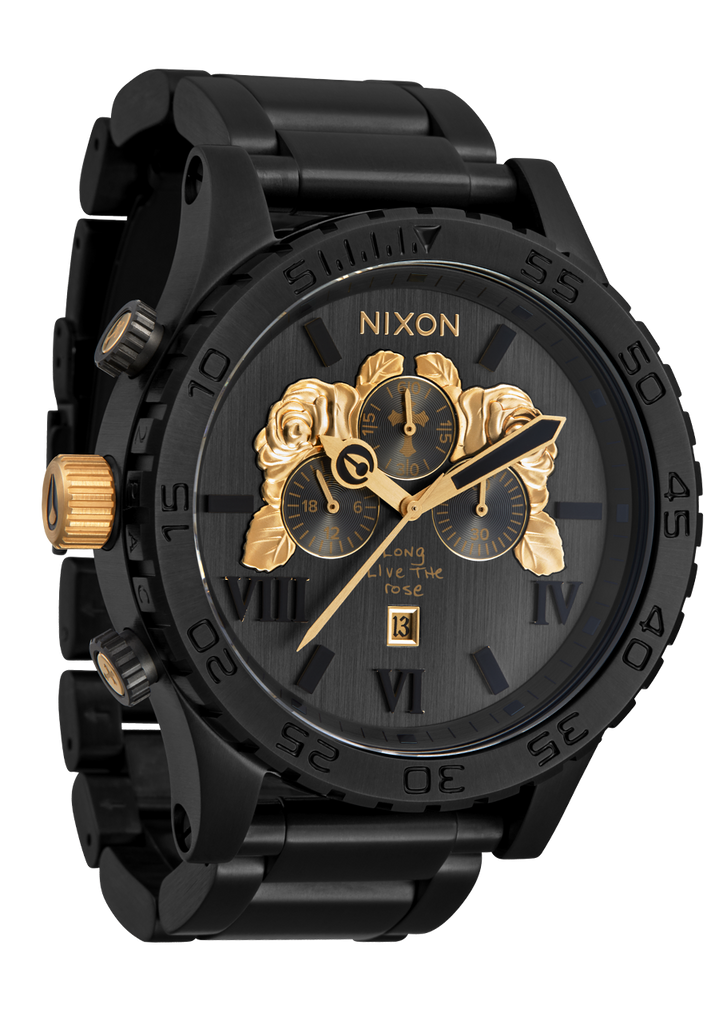 51-30 2PAC Collab Watch | Black / Gold | 2PAC Wristwatch – Nixon UK