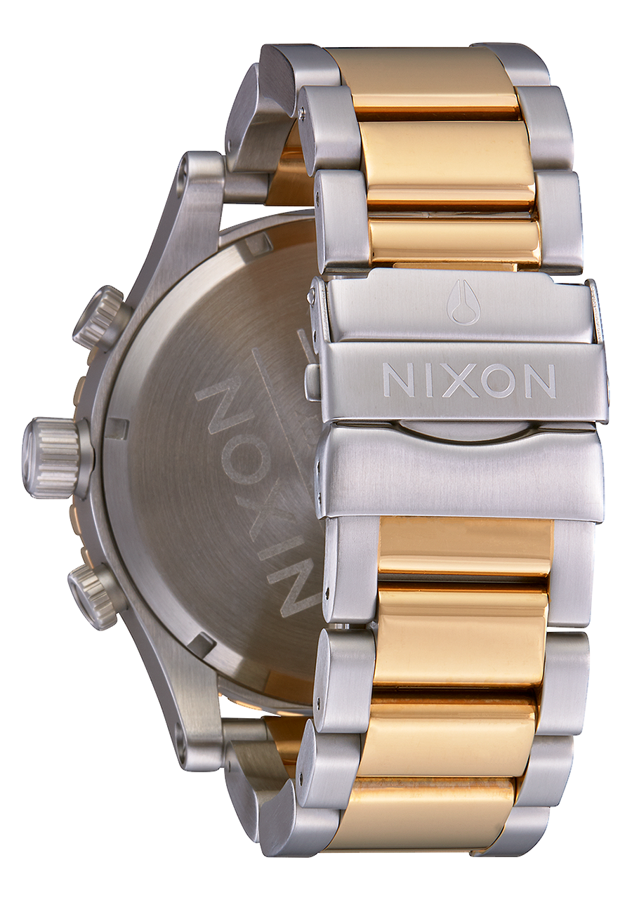 51-30 Chrono Watch | Silver / Gold | Men's Stainless Steel – Nixon UK