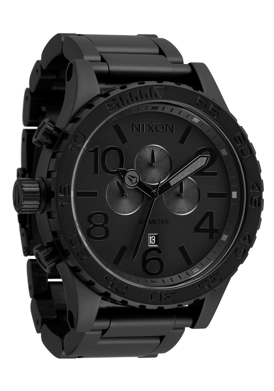 51-30 Chrono Watch | All Matte Black / Black | Men's Stainless 51-30 Chrono Watch | All Matte Black / Black | Men's Stainless