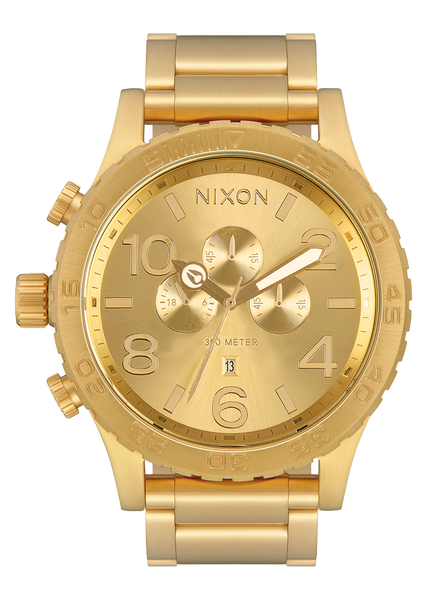 51-30 Chrono Watch | All Gold | Men's Stainless Steel – Nixon UK