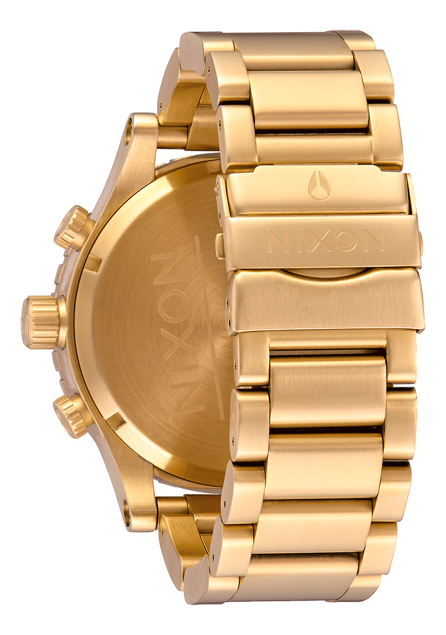 51-30 Chrono Watch | All Gold | Men's Stainless Steel – Nixon UK