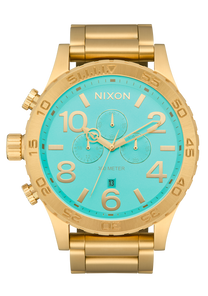 51-30 Chrono - Gold / Turquoise / Gold View 1