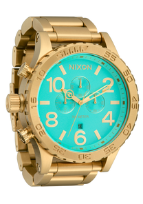 51-30 Chrono - Gold / Turquoise / Gold View 2