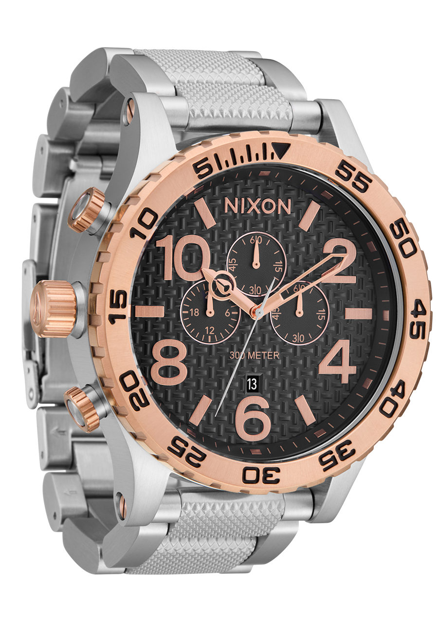 51-30 Chrono - Silver / Rose Gold / Black View 2